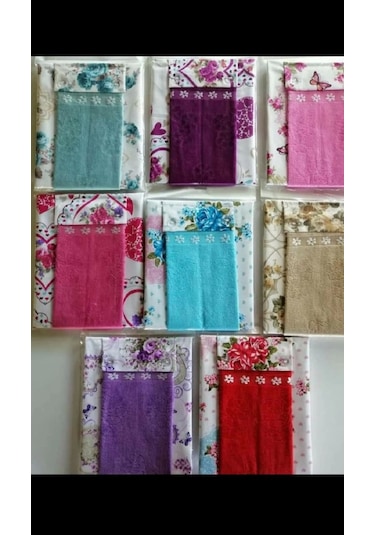 Nivemeshome Pembe Kadife Havlulu Mutfak Önlüğü Pembe