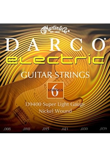 Darco Martin D9400 08-39 Elektro Gitar Teli Darco Super Light