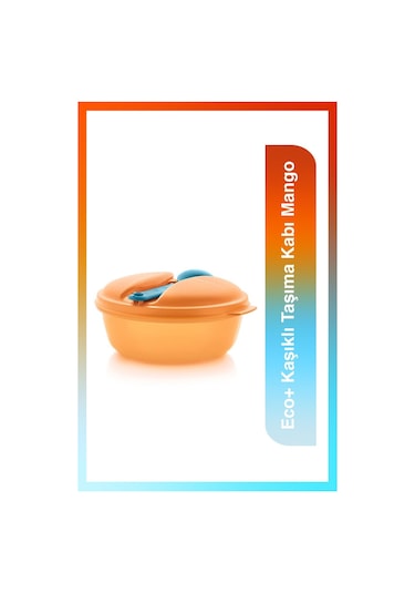 Tupperware Eco+ Kaşıklı Taşıma Kabı Mango