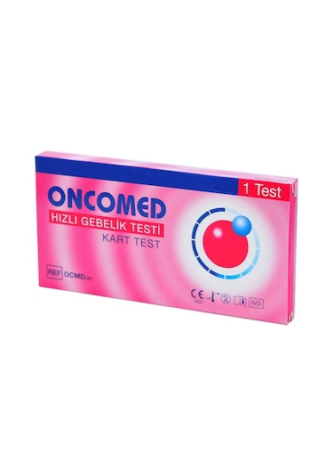 Oncomed Hızlı Gebelik Testi 1 Kart Test