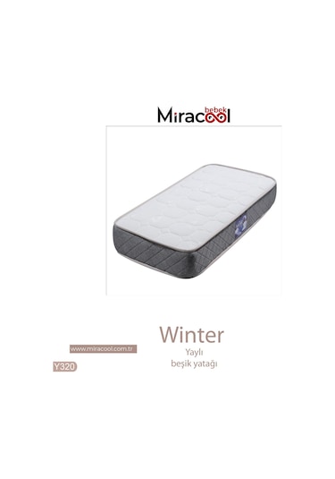 Winter Yaylı Bebek Beşik Yatağı 60x120 CM