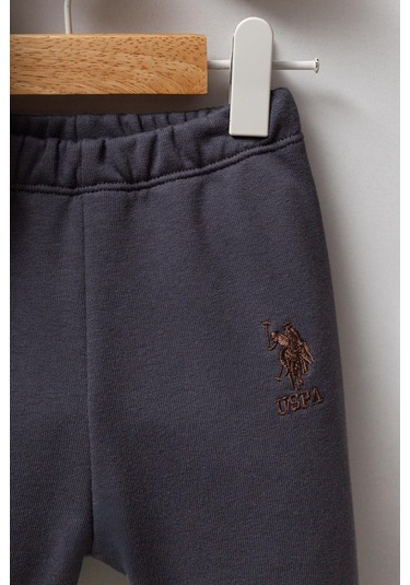 U.s. Polo Assn Erkek Bebek 3'lü Takım Füme-2080 Füme