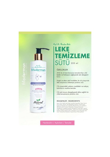 Fitoderman Leke Temizleme Sütü 225 ML