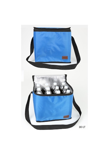 Woys Bags Soğutucu Kamp Piknik Çantası 30 L Mavi