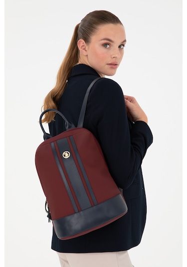 U.S. Polo Assn. Kadın Bordo Sırt Çantası 50293673-VR014