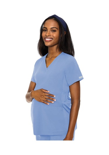 Med Couture Mc8459 Hamıle Tek Üst Ciel Mavisi