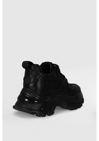 Lufian Bloom Kadın Sneaker Ayakkabı Siyah Siyah 121230015100100 Siyah