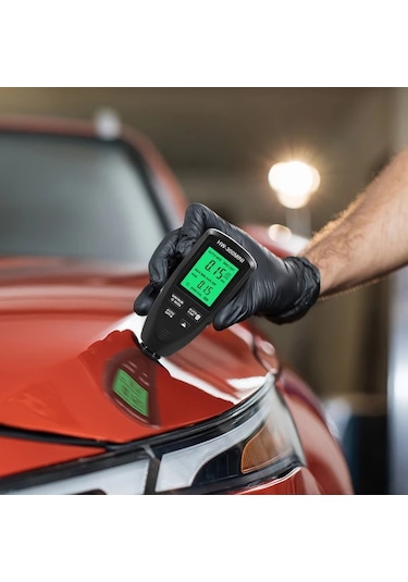 Boatshop1 Goxawee Siyah Boya Kalınlık Ölçer 0 2000um Kaplama Ölçer Lcd Ekran Otomatik Kalibrasyon Fe Nfe Algılama Araçlar İçin