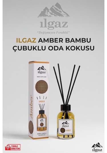 Ilgaz Oda Kokusu Bambu Çubuklu Misk Amber 110 ML
