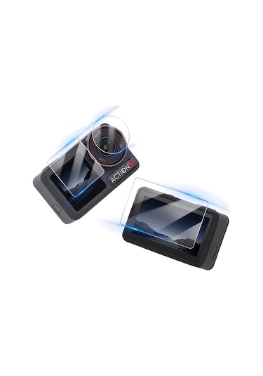 Djı Osmo Action 5 Pro Uyumlu Şeffaf Ekran Koruyucu Nano Jelatin