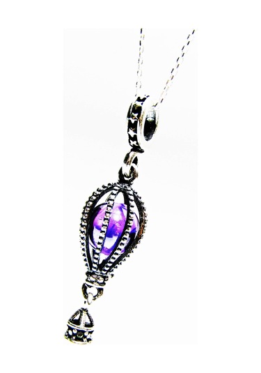 Lilahgümüştr Gümüş Balon Temalı Kadın Kolye