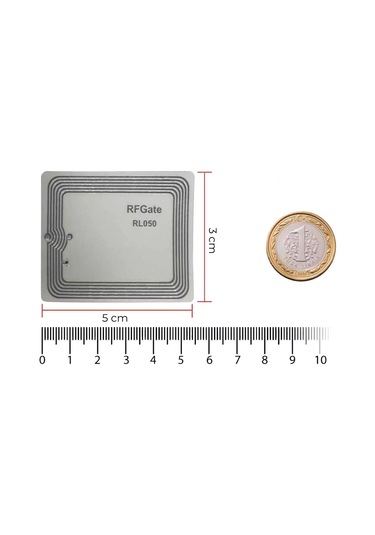 Rfgate Rl050 Nfc / Hf 13.56 Mhz Yazılabilir Nfc Etiket - 10'lu Paket