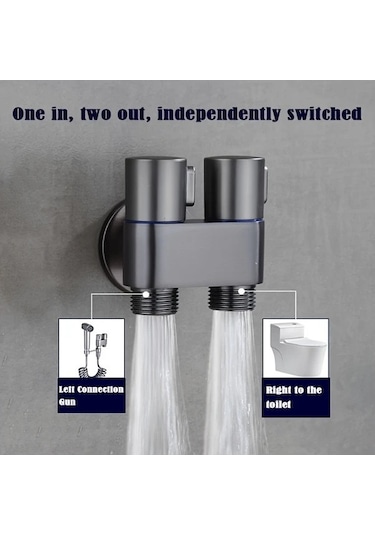 Fastbuy Challenger Altın Dayanıklı Tuvalet Sprey Tabancası 3m Hortumlu Bide Hijyen Aracı Altın