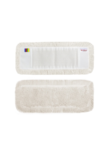 Mulpex Zincir Dikiş Nemli Mop Yedeği Beyaz 10 Adet 50 CM