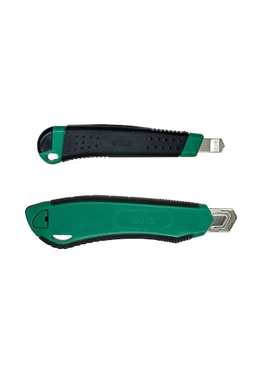 Elta Ergonomik Kilitli Maket Bıçağı Seti 9 Ve 18 Mm