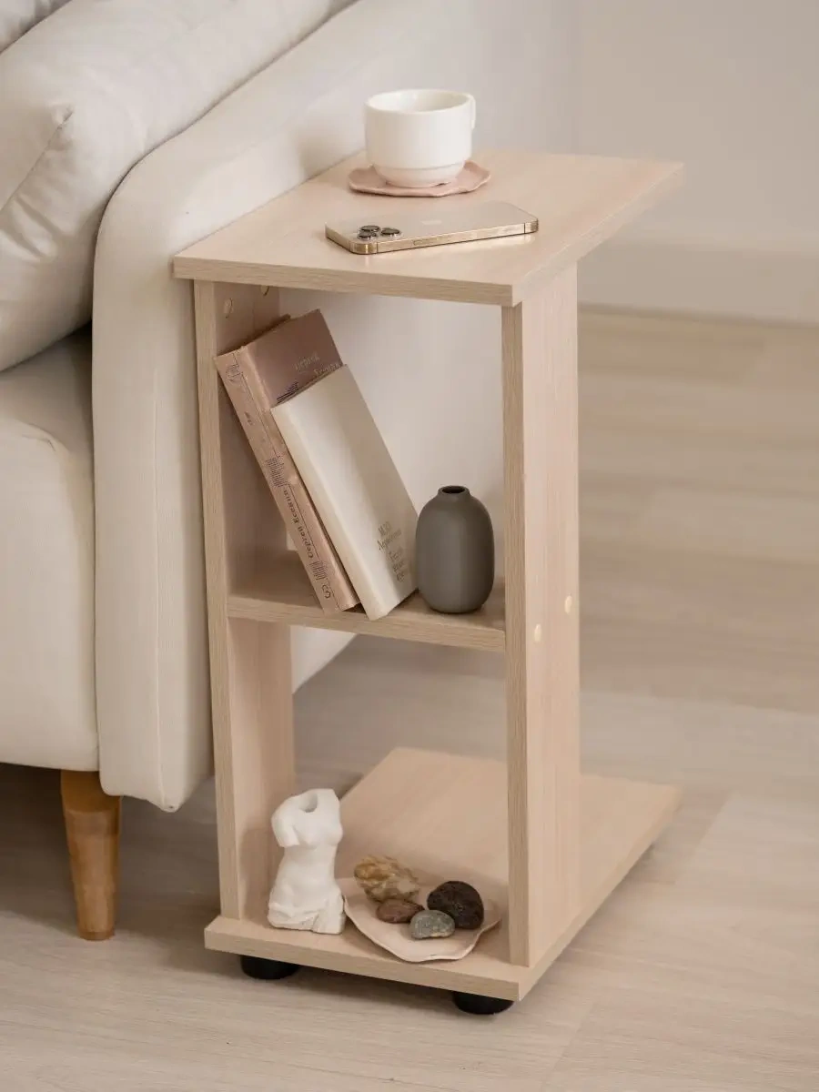 Furnı Home Yatak Başı İçin Nottapaçalı Komodin 162405789 Açık Renk Shaniği Meşesi