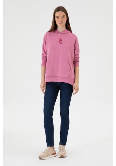 U.s. Polo Assn. Kadın Koyu Pembe Sweatshirt 50313611-vr167 Koyu Pembe