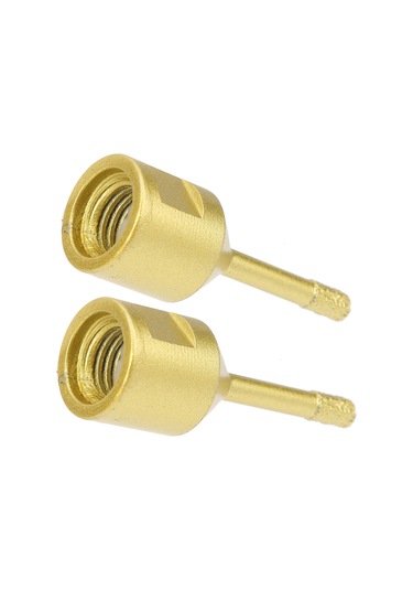 Symbee M14 Dişli Fırçalı El Matkap Uçları - 6mm Elmatkap Ve Bankamatik Uçları, Mermer Ve Beton Delme İçin 2 Adet El Aletleri