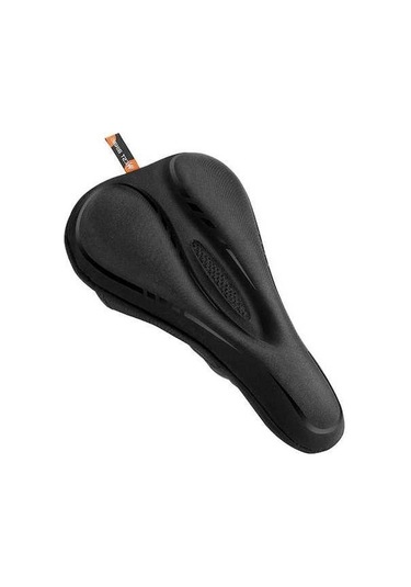 Dancemonkey Silikon Bisiklet Sele Kılıfı - Konforlu, Kaymaz, Nefes Alabilir Siyah Siyah