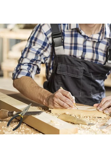 Maiyame Uzun Burunlu Kargaburun 160mm Kesme Ve Tutma Aleti - Karbon Çelik, Kaymaz Tutma, Pratik Kullanım