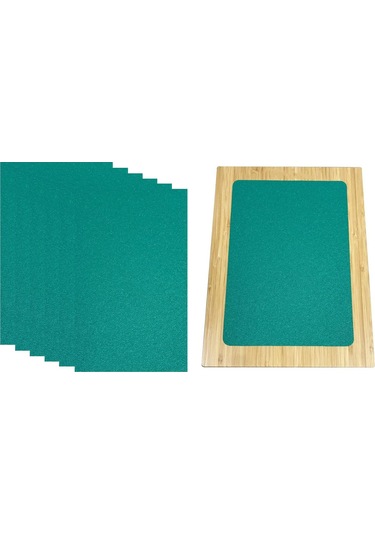 Homyl 6 Adet Yapışkan Zımpara Kağıdı 13 9 İnç Yeşil