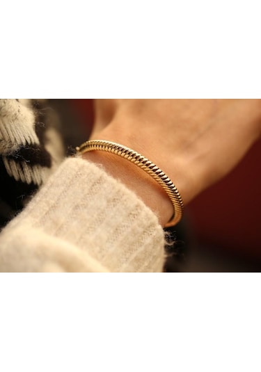 Reis Kuyumculuk T1671 Mon Cher Bangle Altın Bilezik