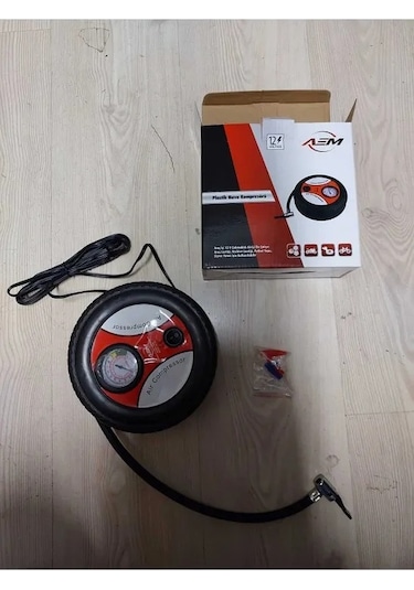 Lüx Trafik Seti+1200 Akü Takviye Kablosu+plastik Hava Kompresörü