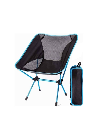 Funky Chairs Ultralight Katlanır Kamp Sandalyesi Mavi