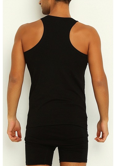 Yıldız 376 Erkek Likralı Rambo Atlet Siyah