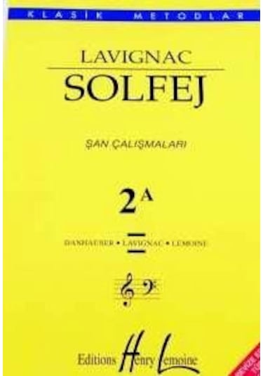 Lavıgnac 2A Solfej Kitabı
