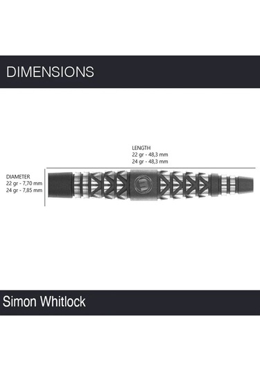 Winmau Simon Whitlock Atomised %90 Tungsten Çelik Uçlu Dart Oku