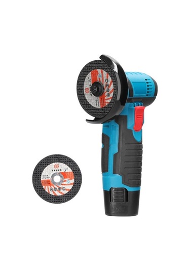 Pazly 12v Taşınabilir Şarj Edilebilir Açılı Taşlama Makinesi - Seramik, Karo, Ahşap İçin 2 Disk Hediye