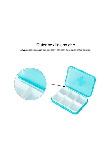 Tongxida Yuvalı Vitamin Mini Kırmızı Hap Düzenleyici Adet 6 2 Mf Bosphorus Taşınabilir Sones Kırmızı