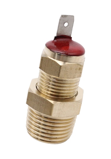 Jeehugo 185-200 Derece Elektrikli Motor Soğutma Fanı Termostati Bakır Malzeme, Altın Renk