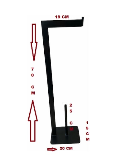 Siyah Özel Tasarım Tuvalet Kağıtlığı Biriktirmeli Kare