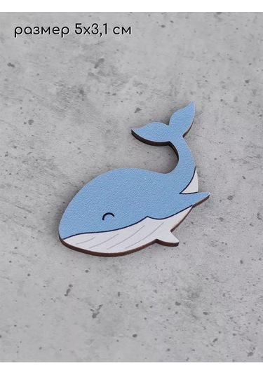 Wood Accessories Balina Broş Pimler 181438364 Mavi