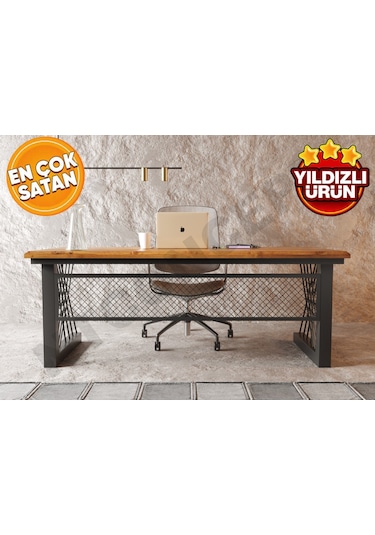 Onix Ntconcept Masif Ağaç Ofis Ve Çalışma Masası