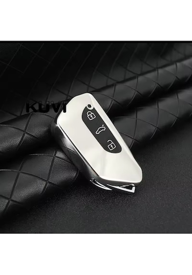Volkswagen Id4 Id6 Anahtar Kılıfı Parlak Gümüş