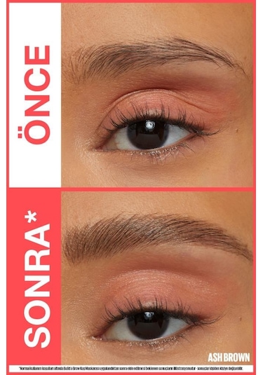 Maybelline New York Build A Brow 2in1 Kaş Kalemi ve Jeli Ash Brown