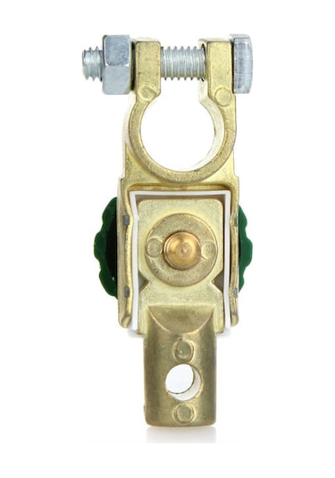 Teltree Araç Akü Terminali Anahtarı - Bakır Kaplı Çinko Alyazı - Elektrik Sızıntısı Engeli - Kolay Kurulum - 1.7cm Pile Uyumlu 1-gang