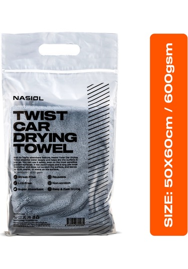 Nasiol-SET 15-Araç Yıkama 3'lü Seti-Araç Yıkama Şampuanı,Araç Kurulama Havlus,Araç Yıkama Eldiveni-25 Yıkama