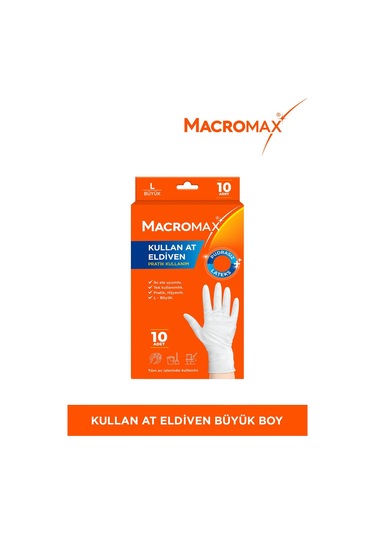 Kullan At Lateks Eldiven L-büyük