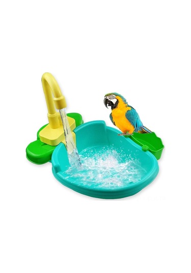 Xindoker Kuşlar İçin Eğlenceli Ve Sağlıklı Otomatik Banyo Küveti - Hafif Ve Dayanıklı Tasarım