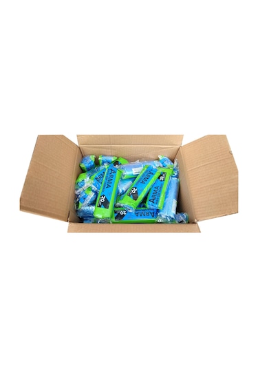 Arma Mavi Orta Boy 55 x 60 CM - 30 Litre Çöp Torbası Poşeti - 20 Adetlik 1  Rulo
