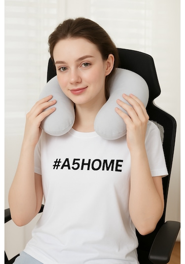 Seyahat Boyun Yastığı Ortopedik Beyaz