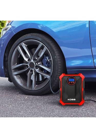 Kobb KB200 12V 150 Psi Ayarlanabilir Dijital Basınç Göstergeli Kompresör Hava Pompası