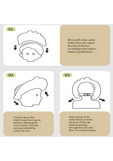Teltree Küçükler İçin Su Geçirmez Şampuan Sapkası, Ayarlanabilir Kafa Çapı, Geniş Su Engeli Ve Kulak Koruması, Sevimli Krokodil Desenli Sarı