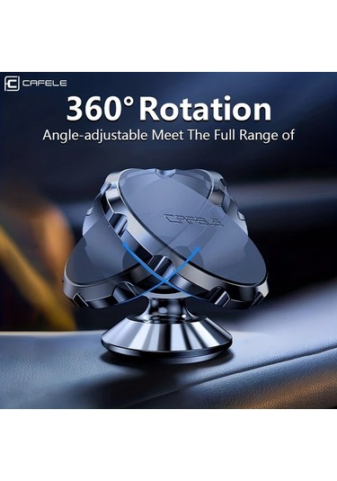 Primepickings Black Evrensel Manyetik Araç Phone Tutucu Altın Renk Tüm Telefon Modelleri İçin Uygun