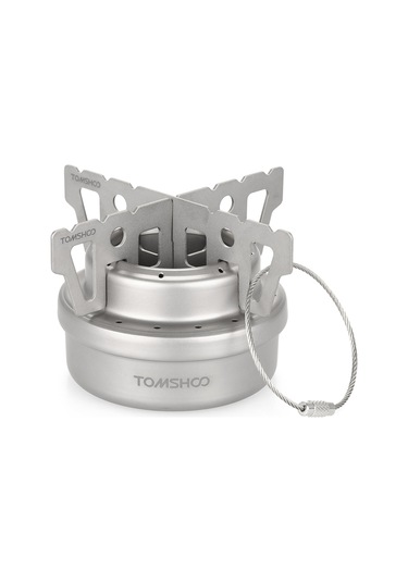 Neevoyu "ultra Hafif Titanyum Kamp Ocağı Seti - Taşınabilir Alkol Ocağı Ve Desteği" Çok Renkli