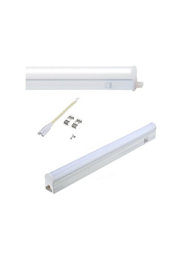 Lamptıme T5 Ledbant Armatür 16W 120Cm Gunışığı Işık Anahtarlı 30 Beyaz